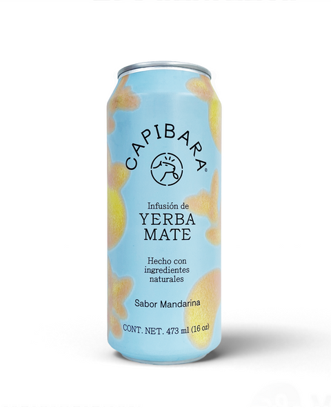 Capibara Yerba Mate Mandarina (Paquete de 12)