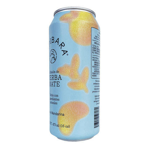 Capibara Yerba Mate Mandarina (Paquete de 12)