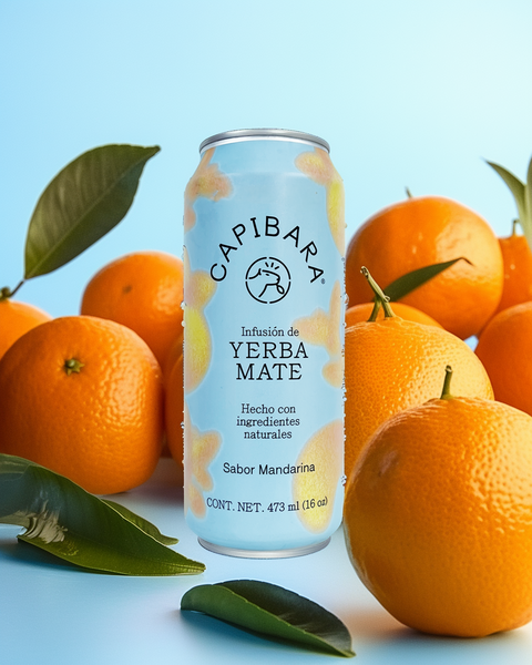 Capibara Yerba Mate Mandarina (Paquete de 12)